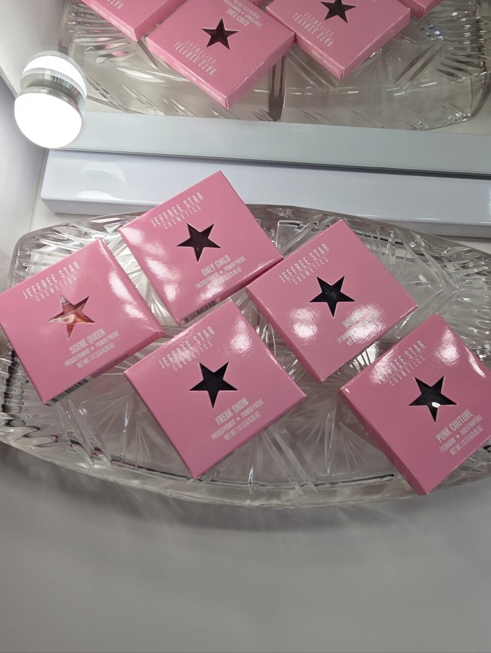 JEFFREE STAR ARTISTRY SINGLES 5 PC EYESHADOW BUNDLE NEW IN BOX